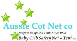 AUSSIE COT NET CO DESIGNER BABY CRIB TENTS SINCE 1998 BABY CRIB SAFETY NET - TENT