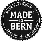 MADEINBERN.COM MADE IN BERN BEST OF SWITZERLAND