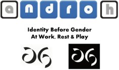 ANDROH IDENTITY BEFORE GENDER AT WORK, REST & PLAY