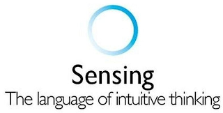 SENSING THE LANGUAGE OF INTUITIVE THINKING