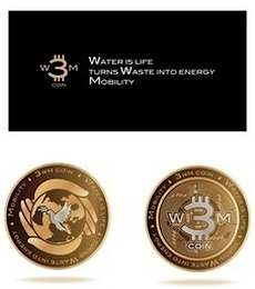 W3M COIN WATER IS LIFE TURNS WASTE INTO ENERGY MOBILITYENERGY MOBILITY