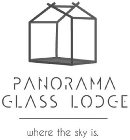 PANORAMA GLASS LODGE WHERE THE SKY IS,