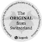 THE ORIGINAL FROM SWITZERLAND HPSI HOGREFE EXCLUSIVELY APPROVED BY THE INTERNATIONAL SOCIETY OF THE RORSCHACH AND PROJECTIVE METHODS