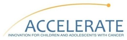 ACCELERATE INNOVATION FOR CHILDREN AND ADOLESCENTS WITH CANCERDOLESCENTS WITH CANCER