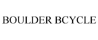 BOULDER BCYCLE