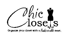 CHIC LOSETS ORGANIZE YOUR CLOSET WITH A FASHIONABLE TWIST.