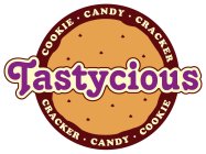 TASTYCIOUS COOKIE · CANDY · CRACKER CRACKER · CANDY · COOKIE