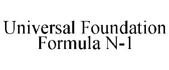 UNIVERSAL FOUNDATION FORMULA N-1