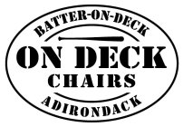 BATTER-ON-DECK ON DECK CHAIRS ADIRONDACK