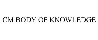 CM BODY OF KNOWLEDGE