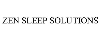 ZEN SLEEP SOLUTIONS