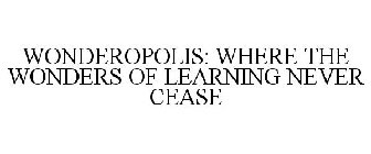 WONDEROPOLIS: WHERE THE WONDERS OF LEARNING NEVER CEASE