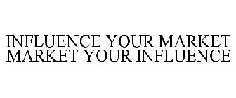 INFLUENCE YOUR MARKET MARKET YOUR INFLUENCE