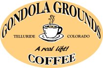 GONDOLA GROUNDS TELLURIDE COLORADO A REAL LIFT! COFFEE