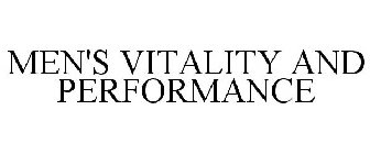 MEN'S VITALITY AND PERFORMANCE