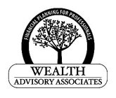 FINANCIAL PLANNING FOR PROFESSIONALS WEALTH ADVISORY ASSOCIATES