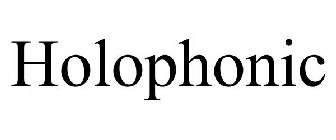 HOLOPHONIC