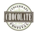 CINCINNATI CHOCOLATE FESTIVAL EST. 2010