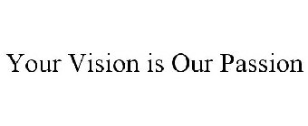 YOUR VISION IS OUR PASSION