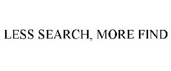 LESS SEARCH, MORE FIND