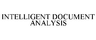 INTELLIGENT DOCUMENT ANALYSIS