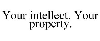 YOUR INTELLECT. YOUR PROPERTY.