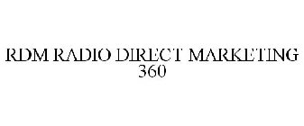 RDM360 RADIO DIRECT MARKETING