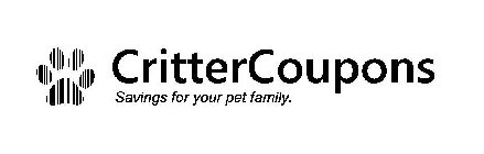 CRITTERCOUPONS SAVINGS FOR YOUR PET FAMILY.