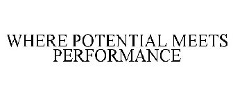 WHERE POTENTIAL MEETS PERFORMANCE