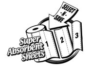 SELECT-N-SAVE SUPER ABSORBENT SHEETS