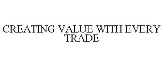 CREATING VALUE WITH EVERY TRADE