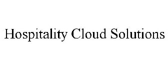 HOSPITALITY CLOUD SOLUTIONS