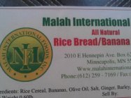 MIF MALAH INTERNATIONAL FOODS MALAH INTERNATIONAL FOODS INC.