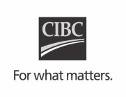 CIBC FOR WHAT MATTERS.