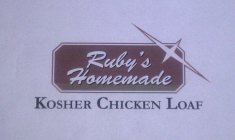 RUBY'S HOMEMADE KOSHER CHICKEN LOAF