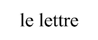 LE LETTRE