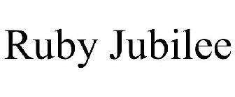 RUBY JUBILEE