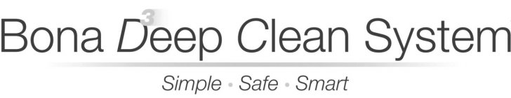 BONA DEEP 3 CLEAN SYSTEM SIMPL SAFE SMART