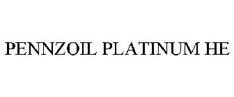 PENNZOIL PLATINUM HE