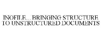 INOFILE...BRINGING STRUCTURE TO UNSTRUCTURED DOCUMENTS