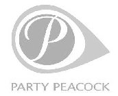 P PARTY PEACOCK