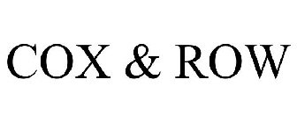 COX & ROW