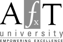 AFXT UNIVERSITY EMPOWERING EXCELLENCE