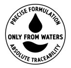 PRECISE FORMULATION ONLY FROM WATERS ABSOLUTE TRACEABILITY