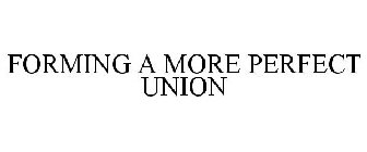 FORMING A MORE PERFECT UNION