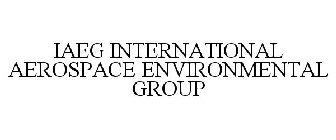 IAEG INTERNATIONAL AEROSPACE ENVIRONMENTAL GROUP