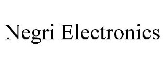 NEGRI ELECTRONICS