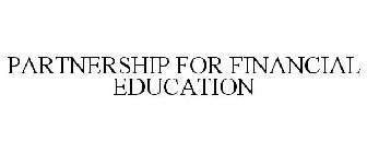 PARTNERSHIP FOR FINANCIAL EDUCATION