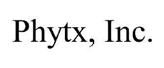PHYTX, INC.
