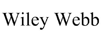 WILEY WEBB